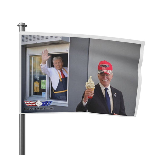 “Trump and Biden Drive-Thru” Flag