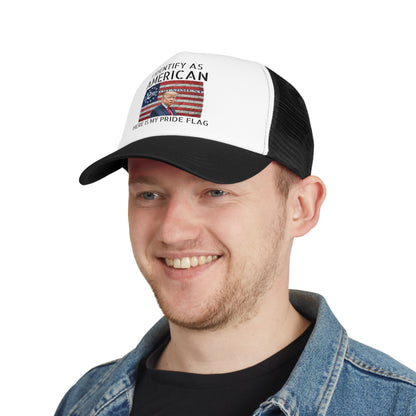 "I Identify as American" Mesh Cap