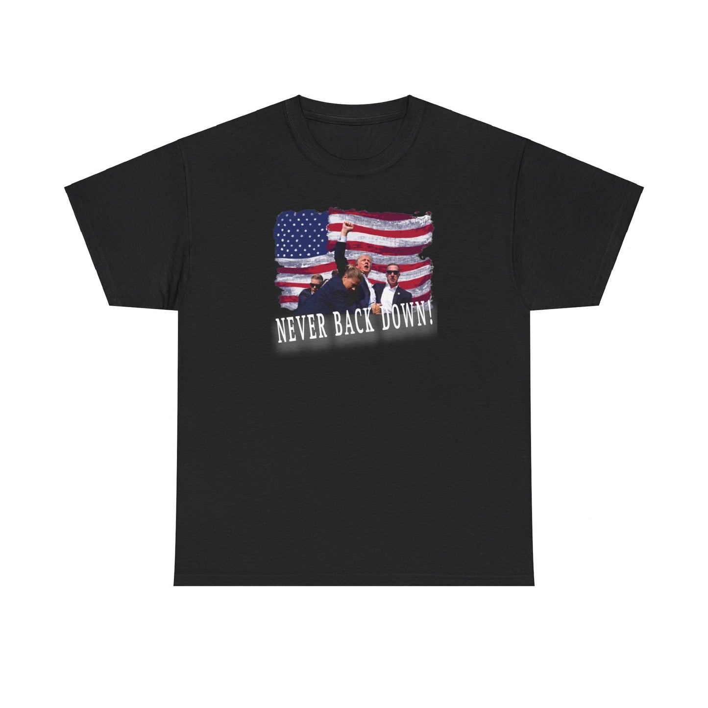 Men's "Never Back Down" T-Shirt