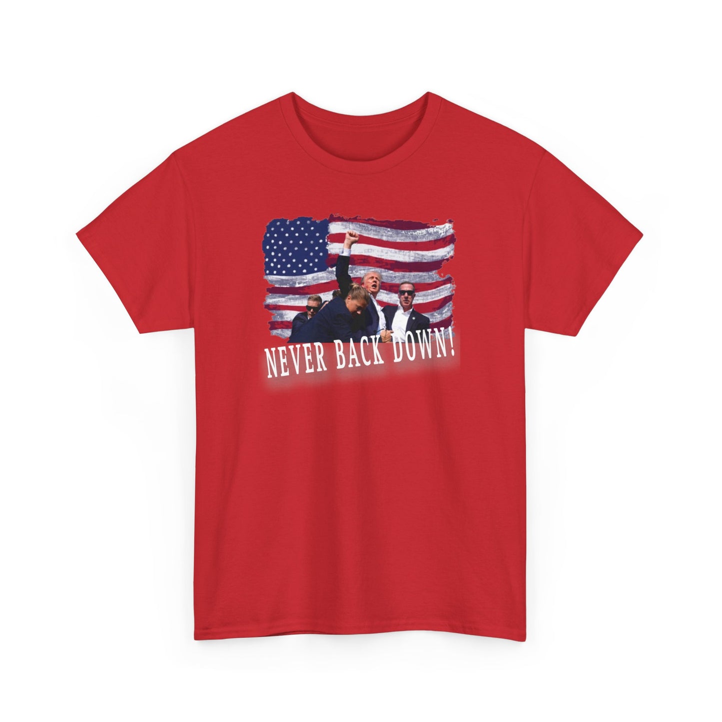 Men's "Never Back Down" T-Shirt