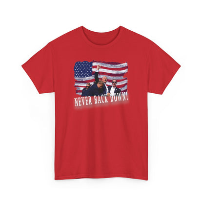 Men's "Never Back Down" T-Shirt