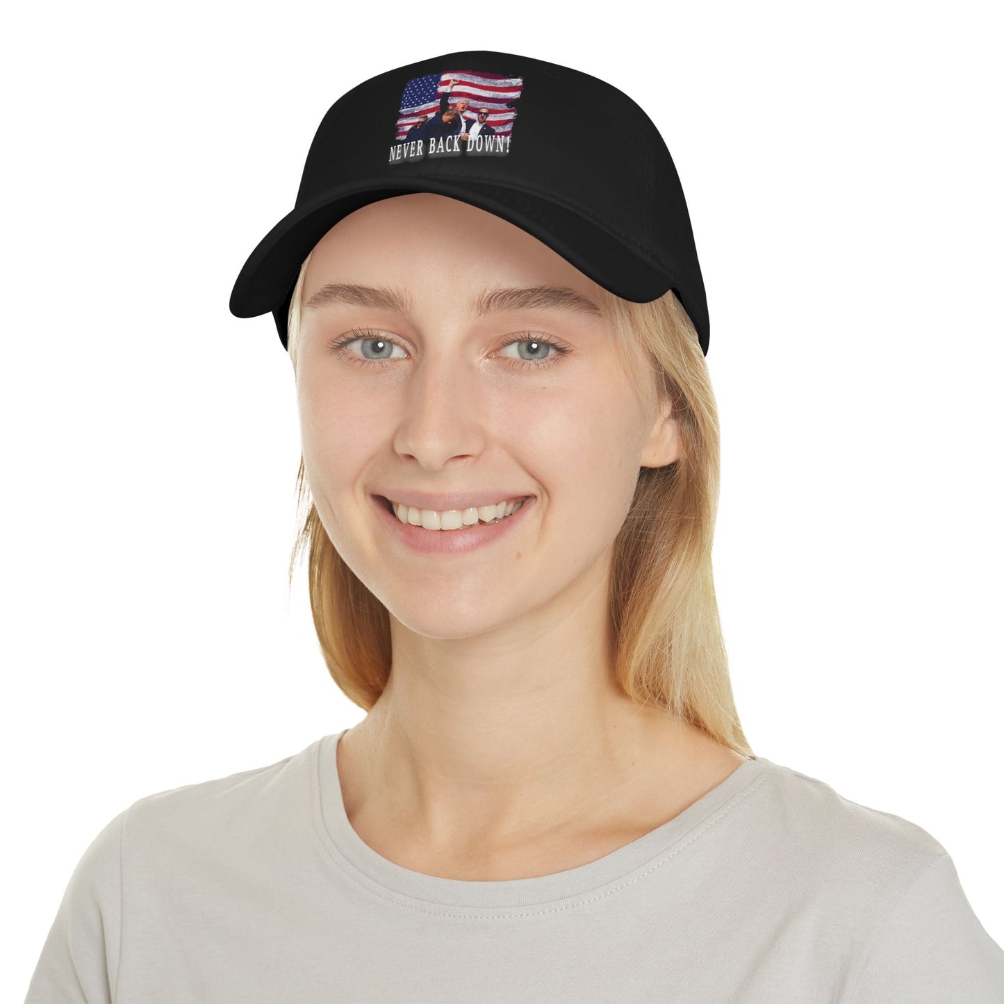 "Never Back Down" Baseball Cap