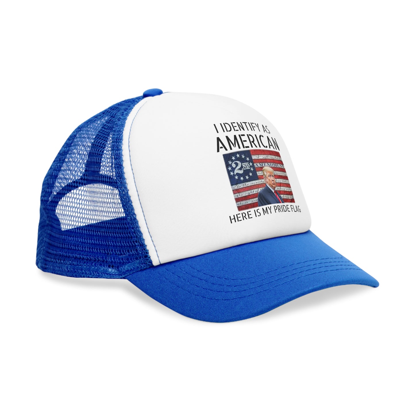 "I Identify as American" Mesh Cap