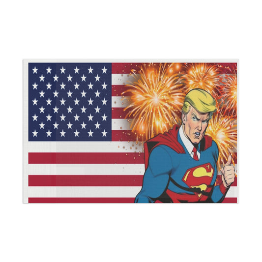 Superman Trump Flag