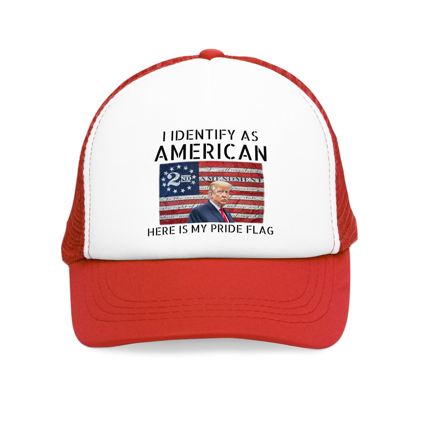 "I Identify as American" Mesh Cap