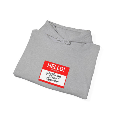 "Hello My Name is GFTS" Men's Hoodie