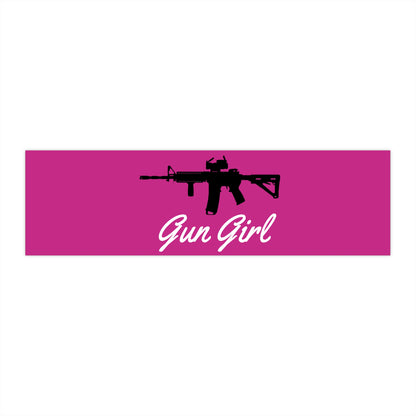 "Gun Girl" Bumper Sticker