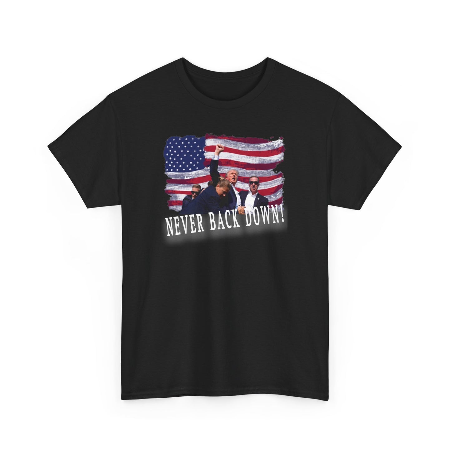 Men's "Never Back Down" T-Shirt