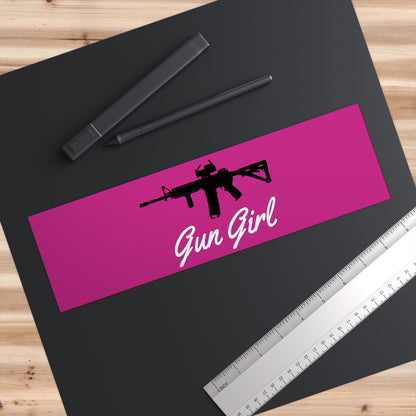 "Gun Girl" Bumper Sticker