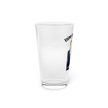 Trump 16 oz Glass