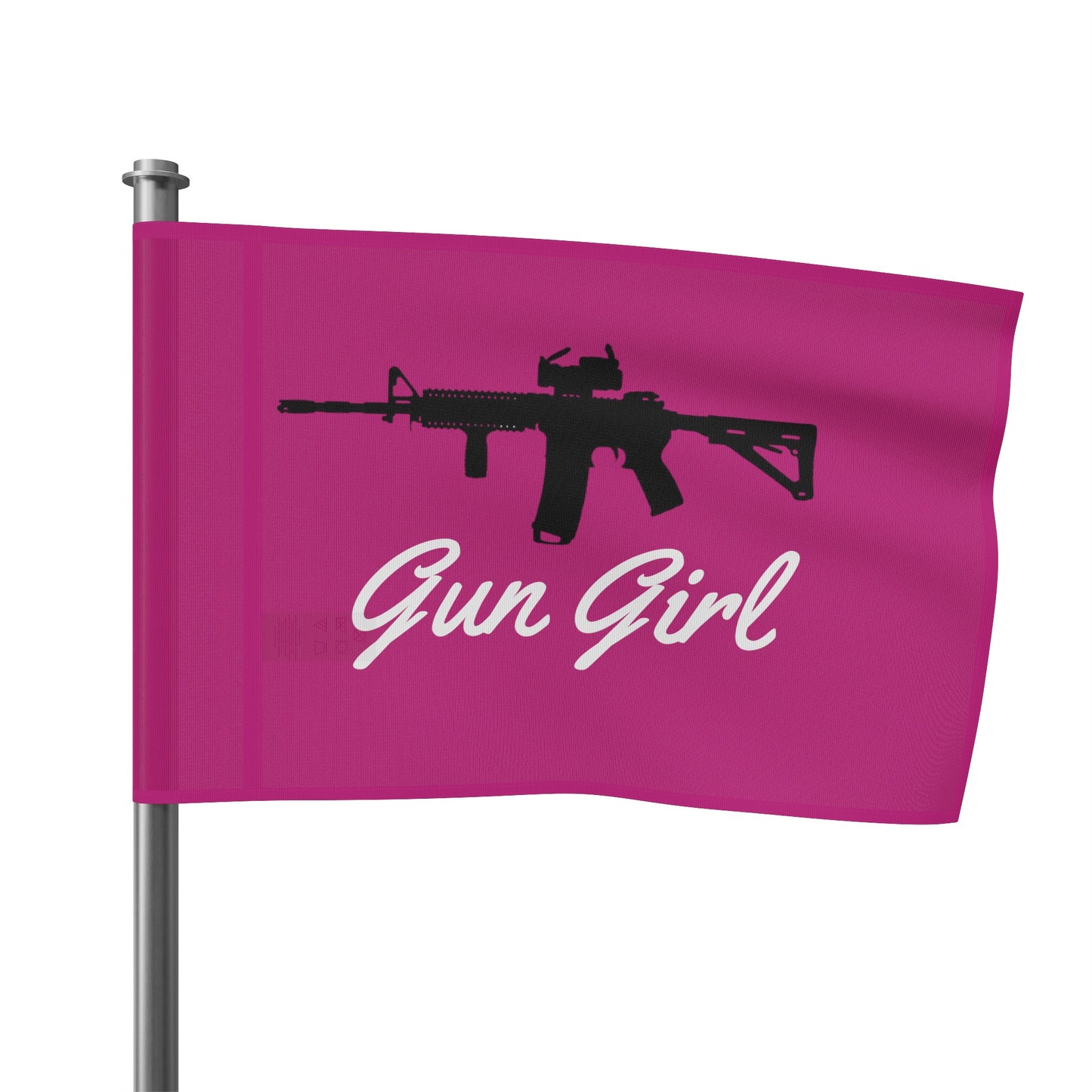 Gun Girl Flag