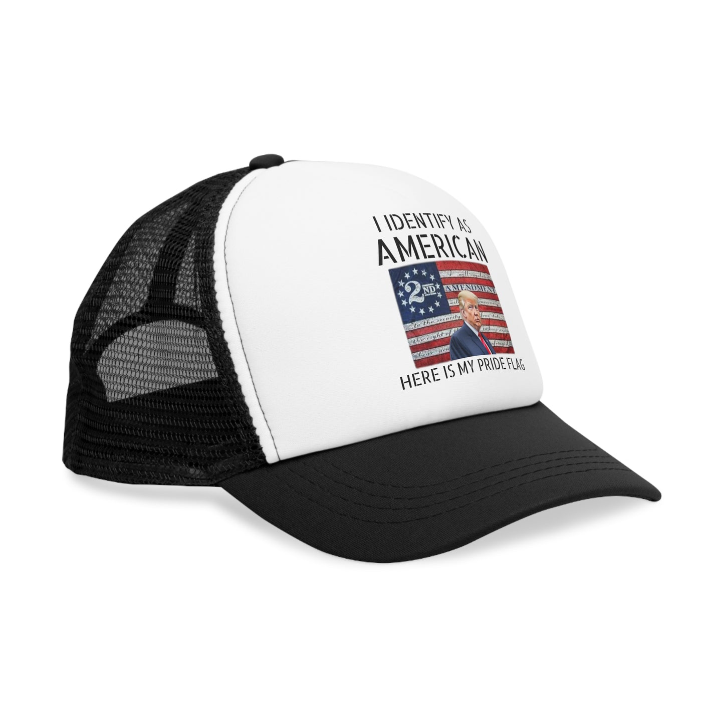 "I Identify as American" Mesh Cap