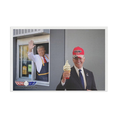 “Trump and Biden Drive-Thru” Flag