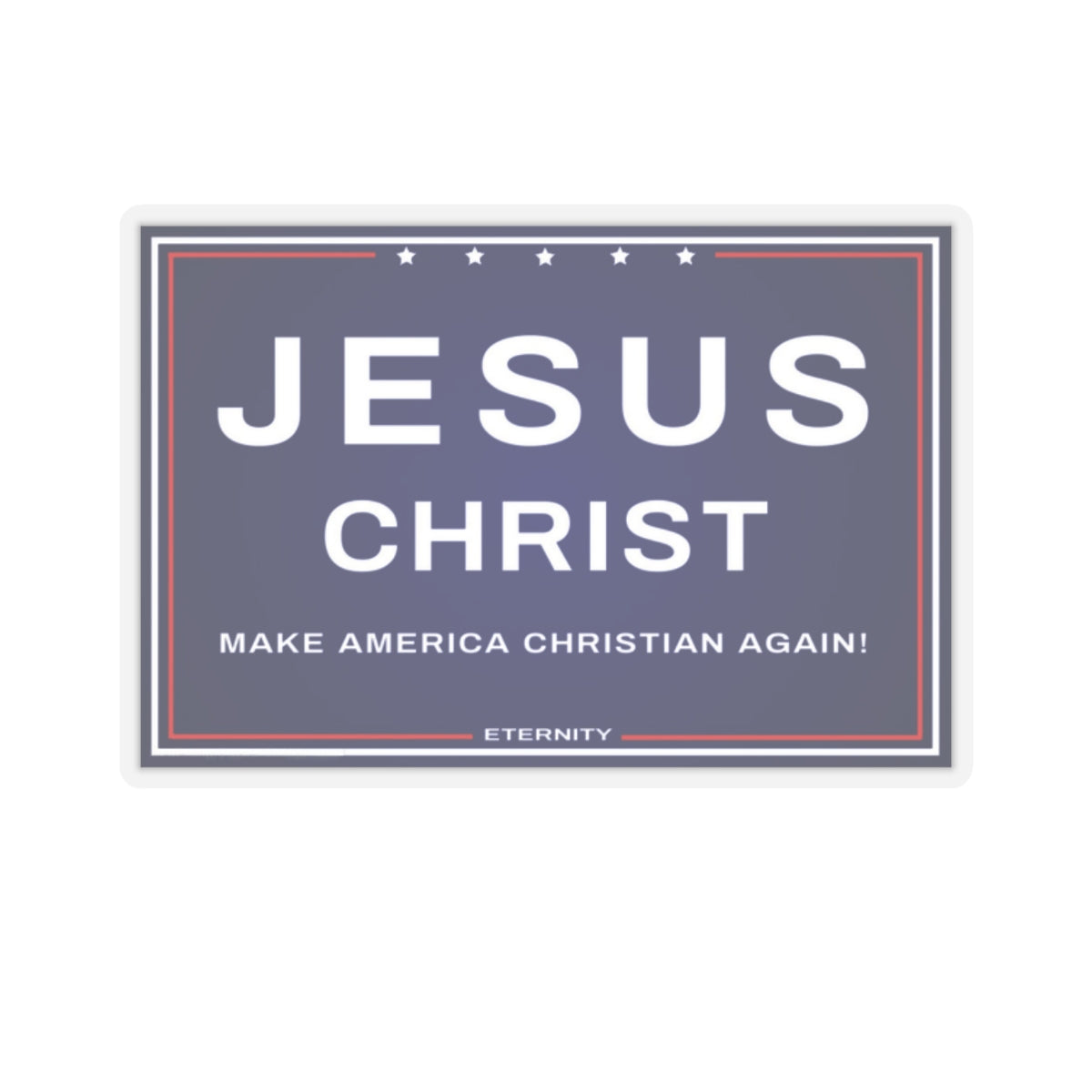 "Jesus Christ" Kiss-Cut Sticker