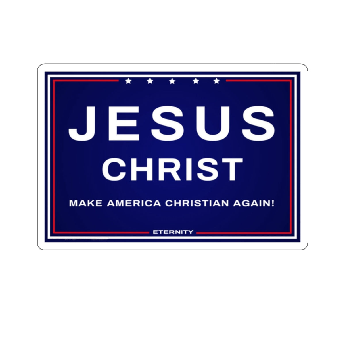 "Jesus Christ" Kiss-Cut Sticker